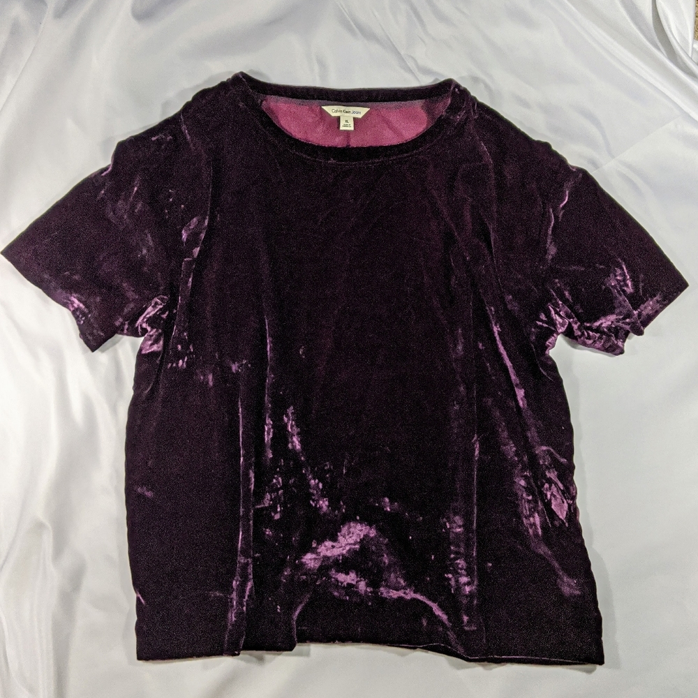 Gorgeous plum velvet top